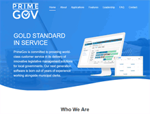 Tablet Screenshot of primegov.com